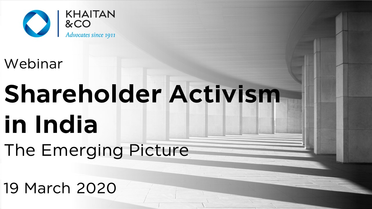Shareholder Activism in India - The Emerging Picture