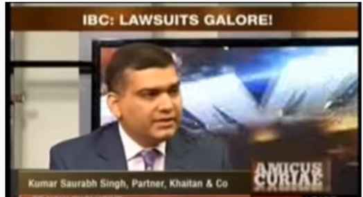 Kumar Saurabh Singh (Partner – Khaitan & Co) interviewed on ET Now